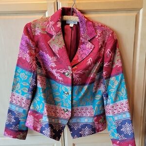 Coldwater Creek Jacquard Blazer